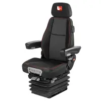 UnitedSeats Highlander Pro stoel stof deluxe 24 Volt met verwarming US.200013 Trekkerstoel