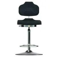 Werksitz WS 1211-E-TPU kruk PUR incl. rugsteun WS.102110 101027