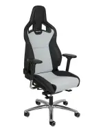 Recaro Office Cross Sportster CS stoel Leer grijs RE.100210 414.00.2S08 Kantoorstoel