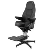 Norsap 1500 standaard stoel leer incl. vijfteensvoet & voetensteun US.905011 27.30.470