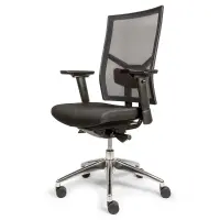 UnitedSeats office stoel stof incl. netbespannen rug US.291740 Kantoorstoel