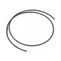 Luchtslang 100 cm kunststof zwart ON.152370BLK