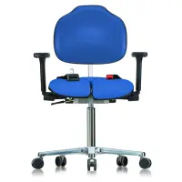 Werksitz WS 13899.20 stoel stof blauw incl. rugleuning en gordel WS.105710 100642