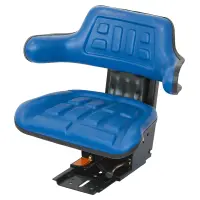 UnitedSeats W700 stoel blauw pvc US.102803 Trekkerstoel