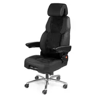 UnitedSeats C8 stoel leer met stof zwart US.291764 24-uurs stoel