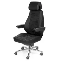 UnitedSeats C4 stoel leer met zwarte stof US.291762 24-uurs stoel
