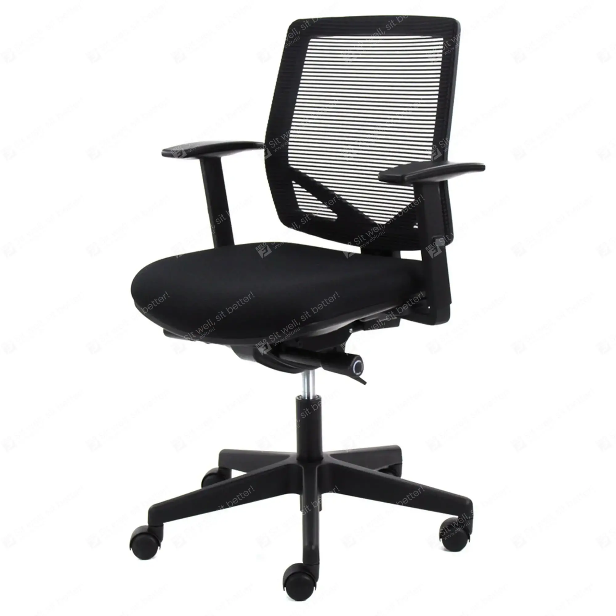 UnitedSeats office economy stoel stof incl. netbespannen rug US.291730 Kantoorstoel