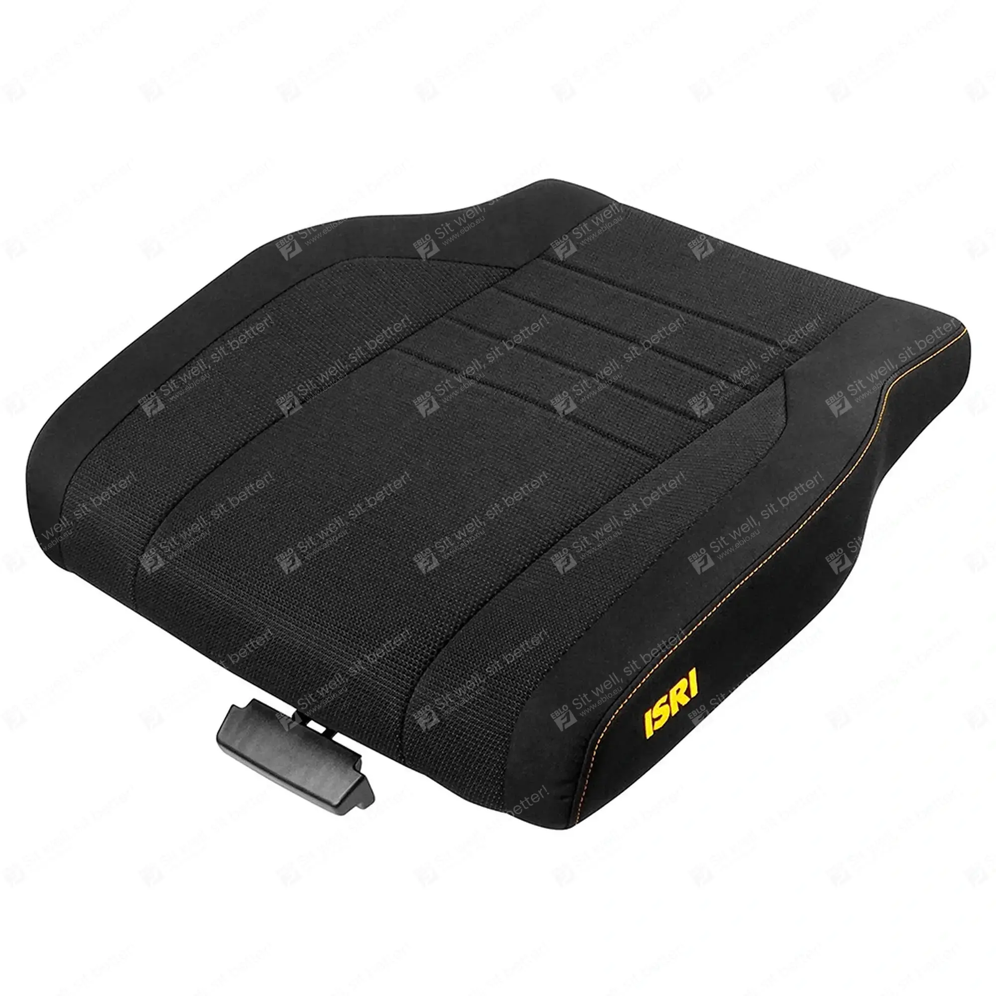 ISRI NTS2 coussin de siège tissu noir incl. interrupteur de contact SBE IS.450409 947519-326/00E zitkussen