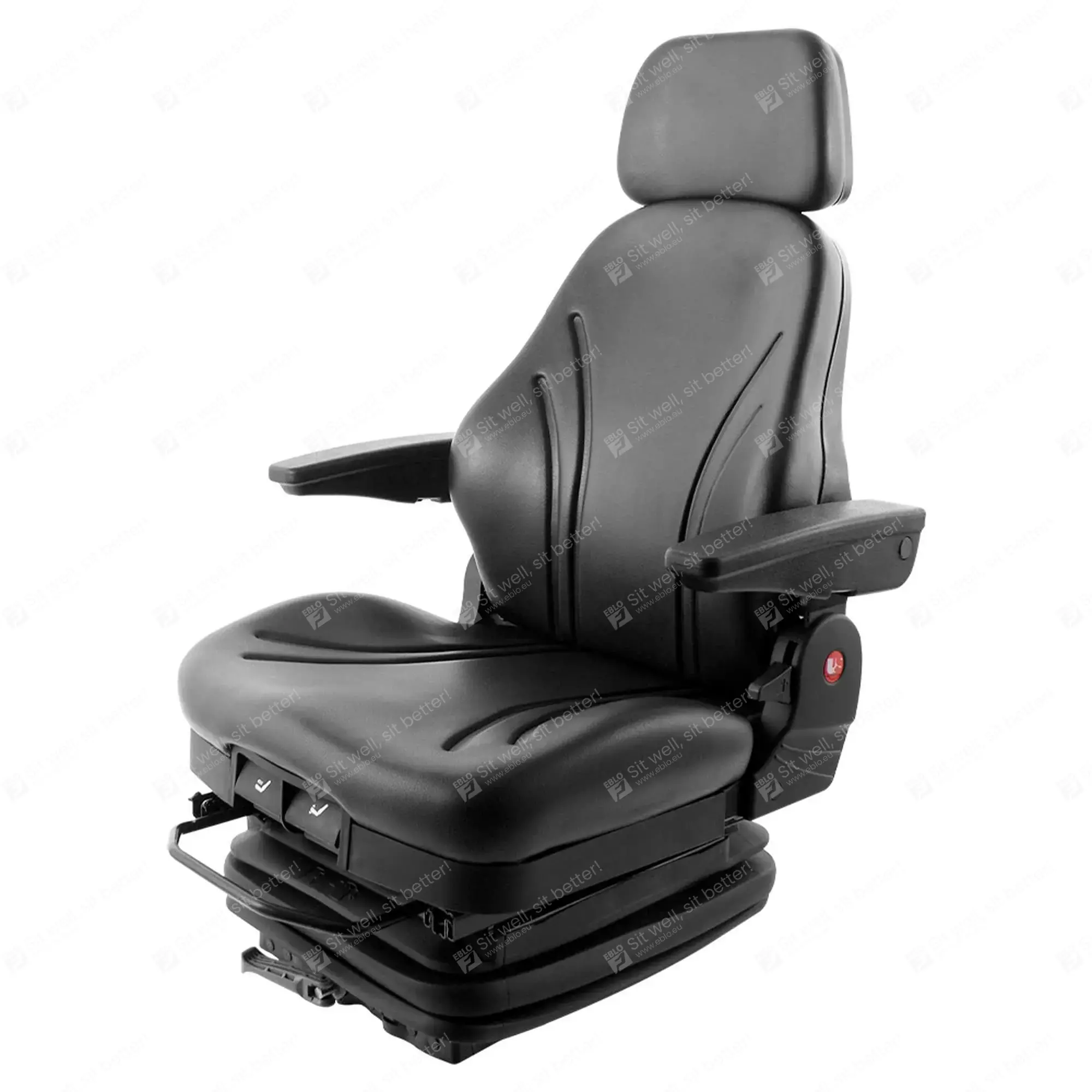 UnitedSeats CS85/C2 Pro stoel pvc US.103190 Bouwmachinestoel