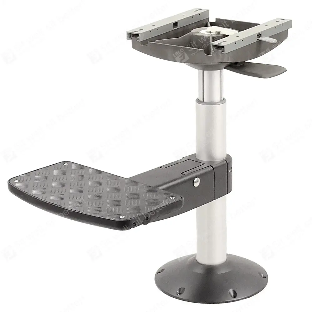 Norsap onderstel aluminium universeel 55,5 - 79,5 cm met flensvoet US.910050 onderstel