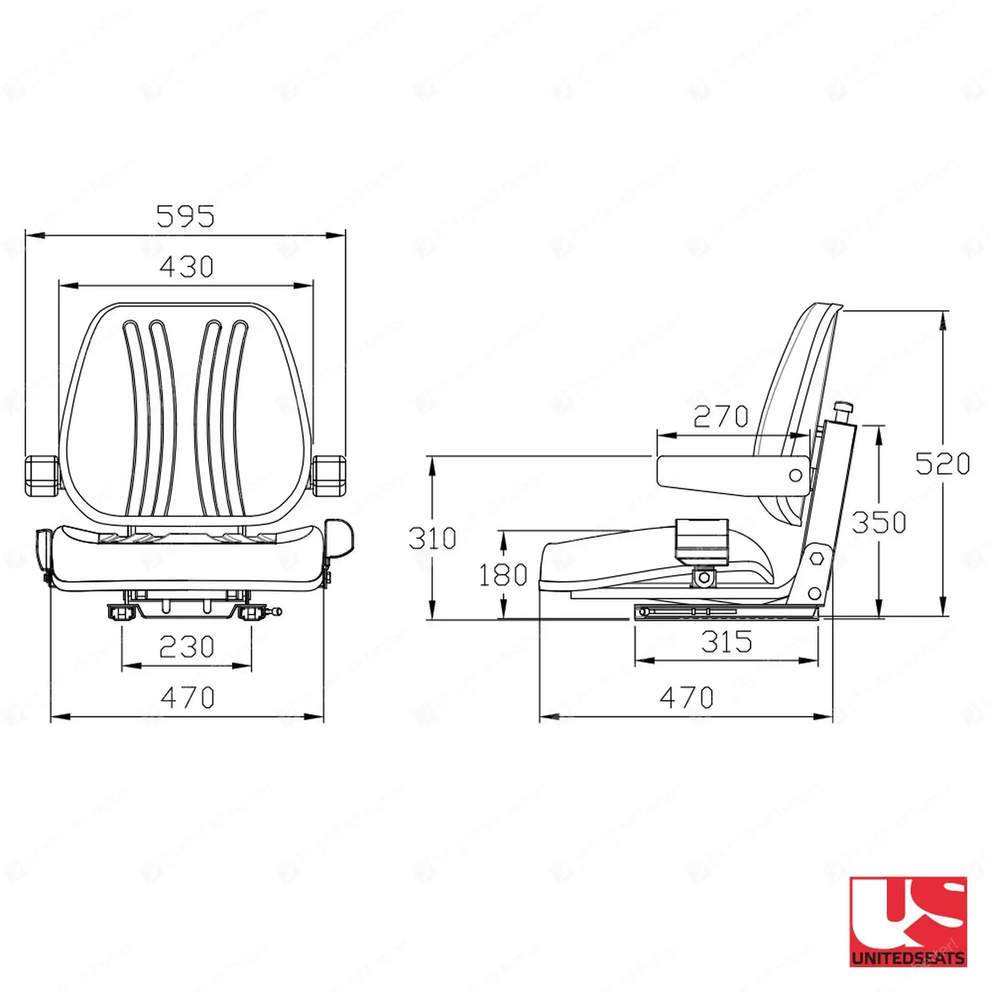 US.102300 Tractorstoel