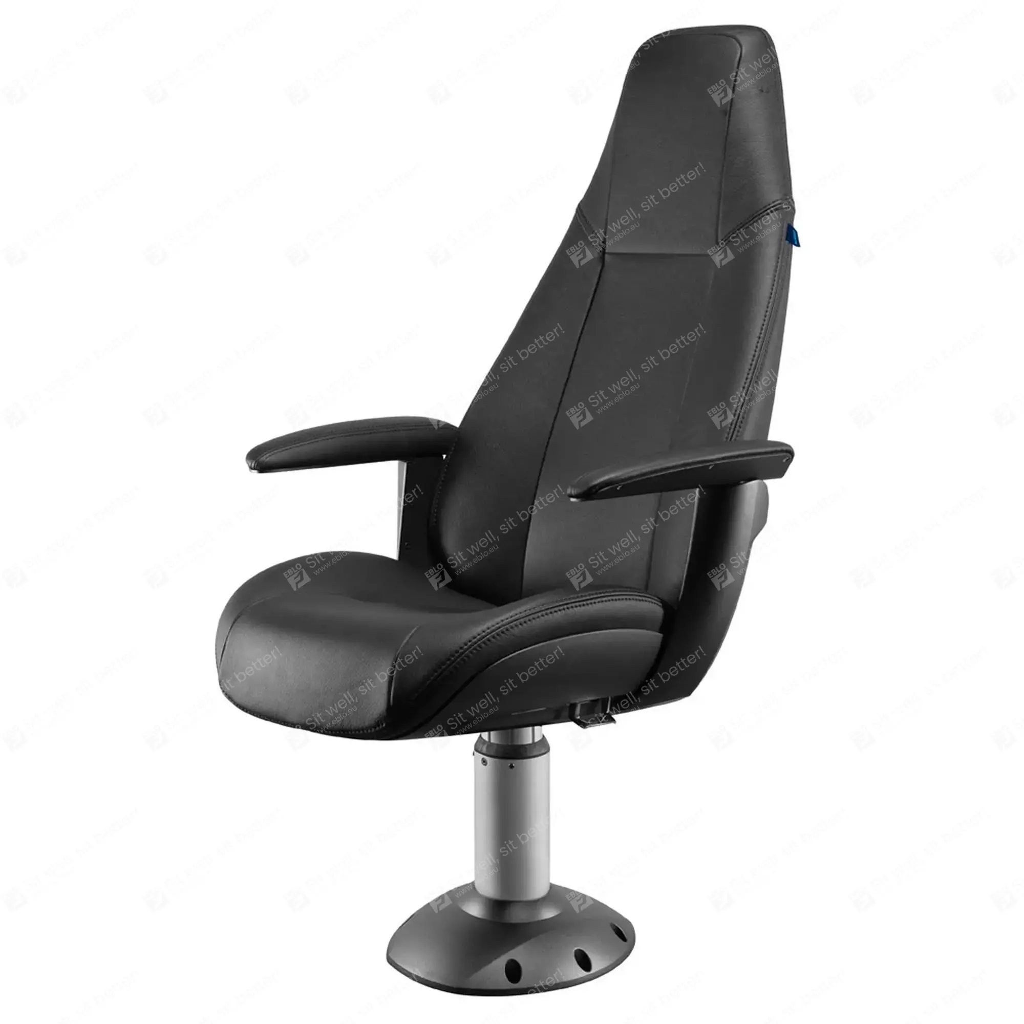 Norsap 1100 comfort stoel leer incl. flensvoet US.905024 bootstoel