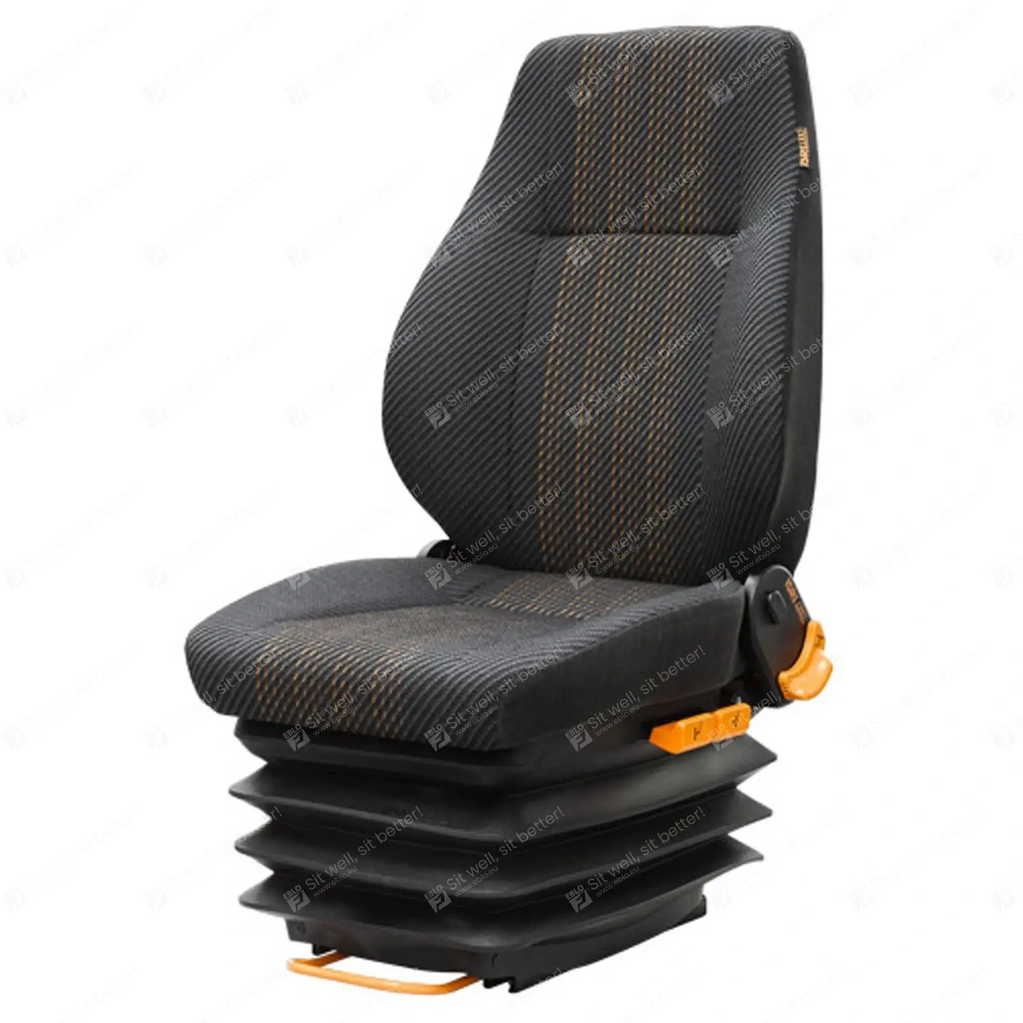 ISRI 6500/517 seat fabric IS.202000 84132-10/07 Construction machine seat