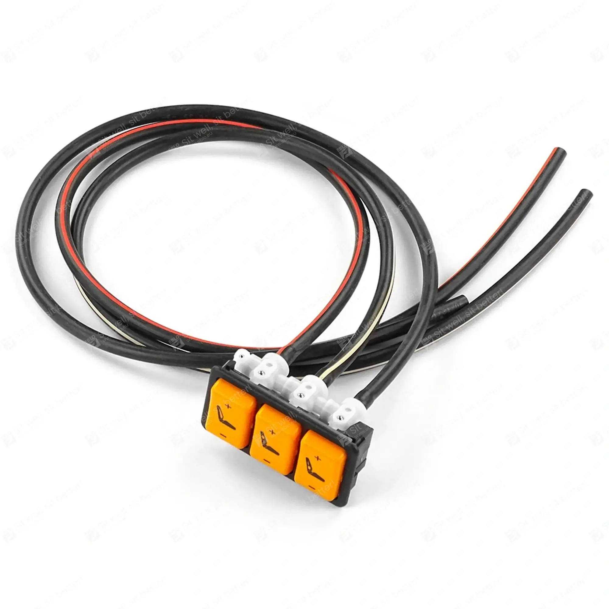 ISRI NTS1 6800 IPS 3-delige lendensteun ventiel rechtshandig IS.888820 25426-04/07E