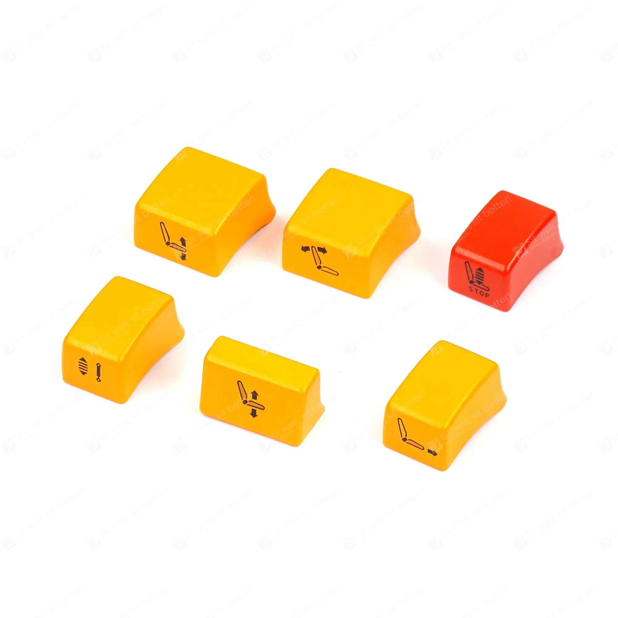 Knoppenset links voor ISRI 6800 IS.878000 914868-37/00E