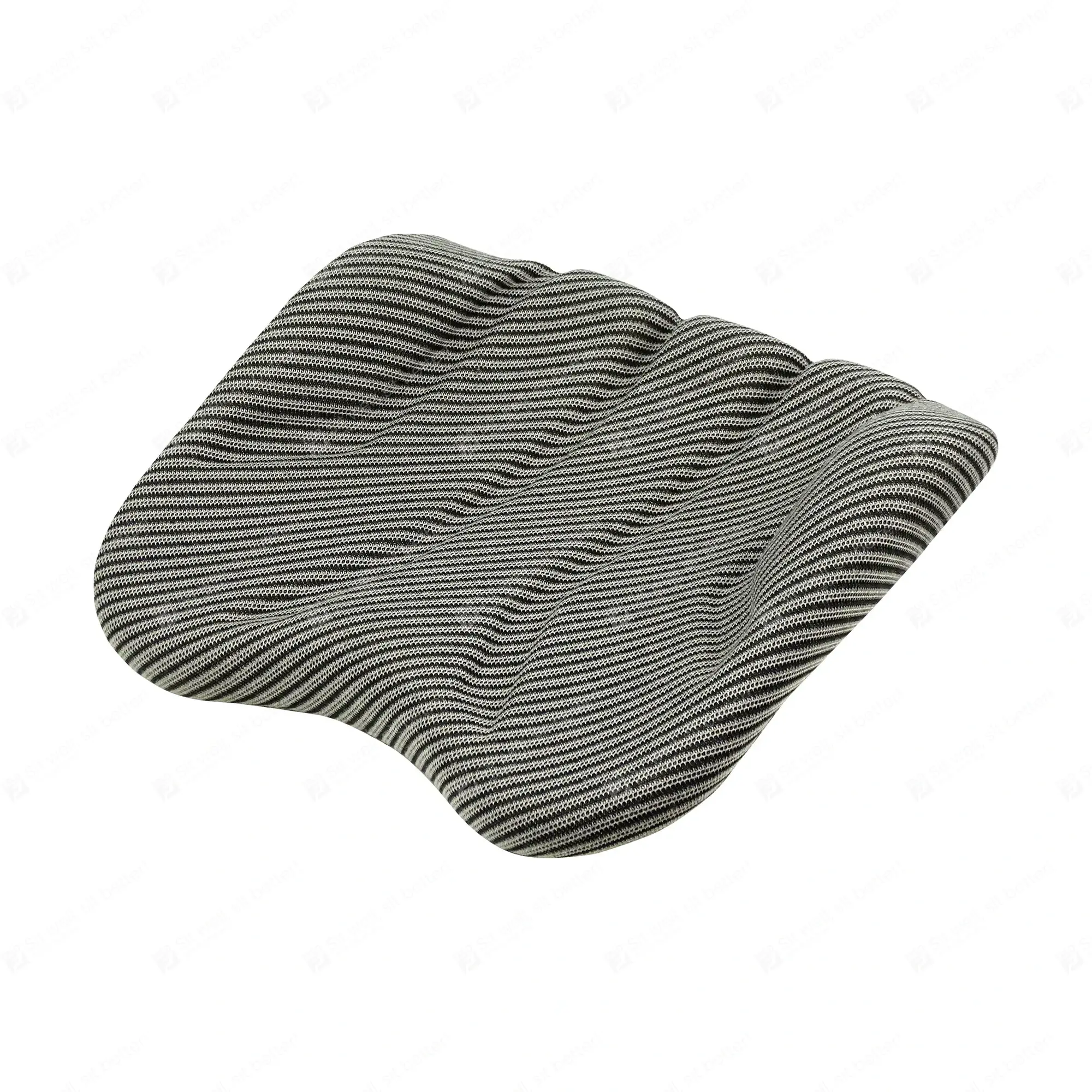 ISRI 2300 LR zitkussen stof grijs gestreept IS.908260 1017-05