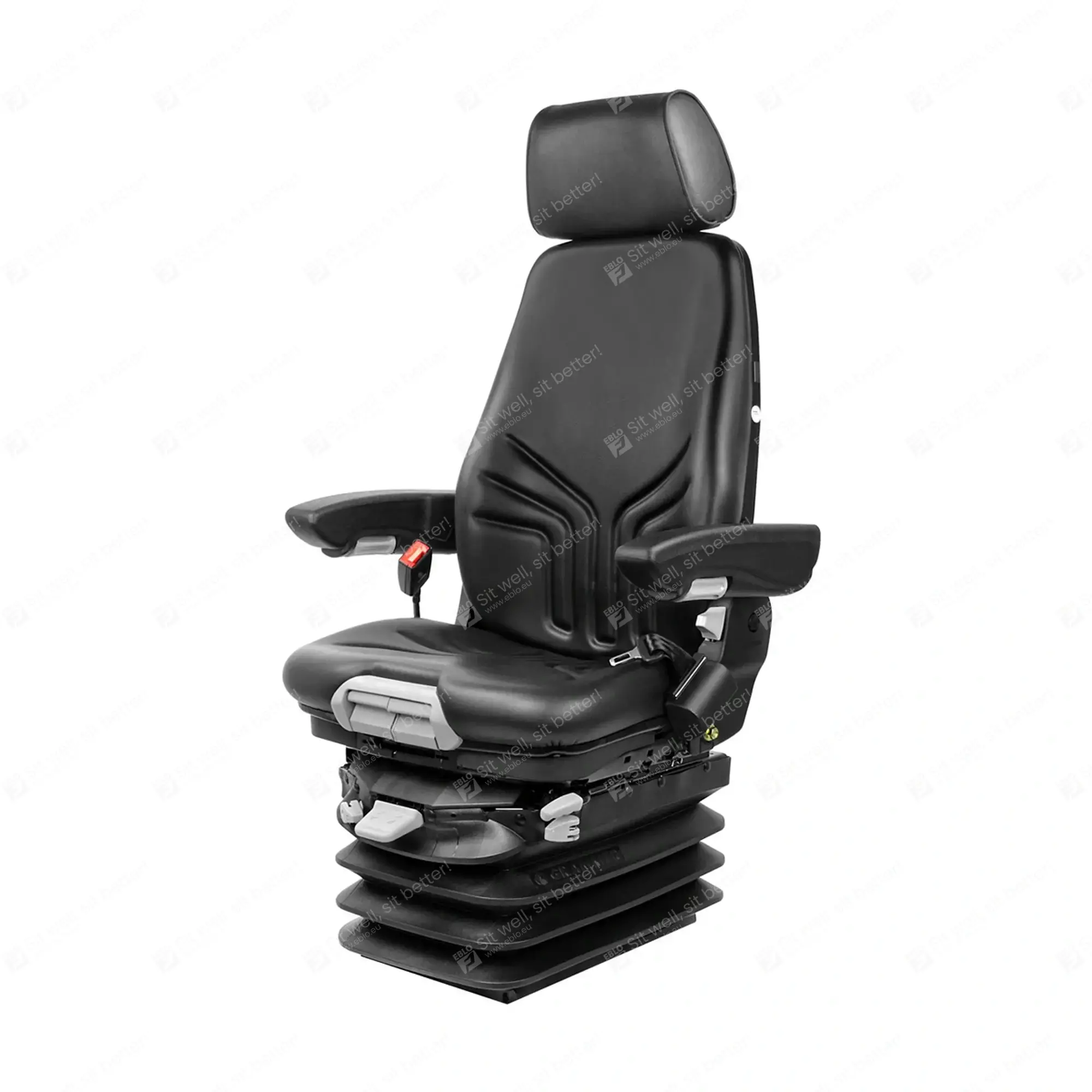 Grammer Actimo XL stoel pvc MSG95A/722 GR.100200 Bouwmachinestoel