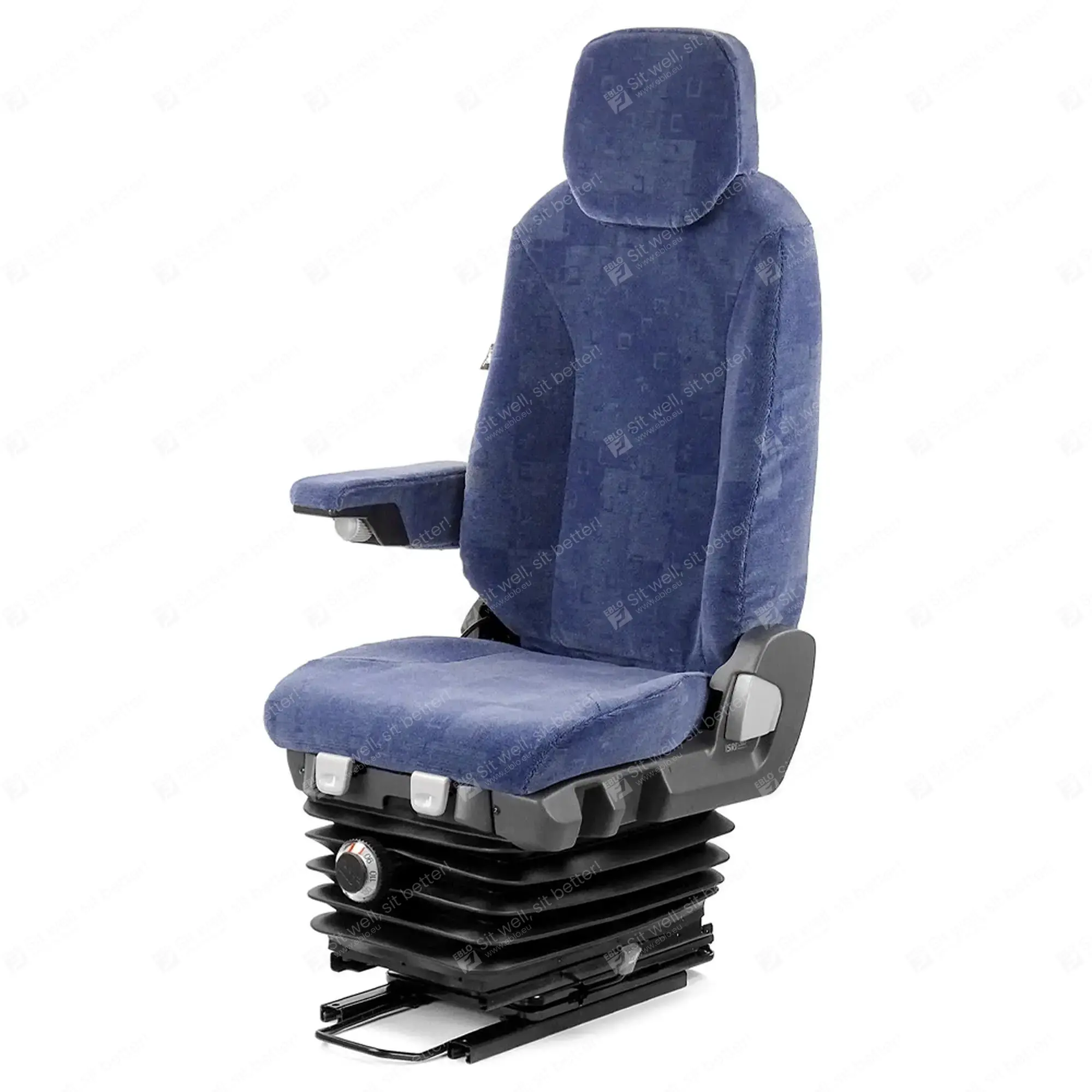 ISRI 6030/880 NTS1 EN 45545 stoel stof IS.202292 KS659000594 Chauffeursstoel