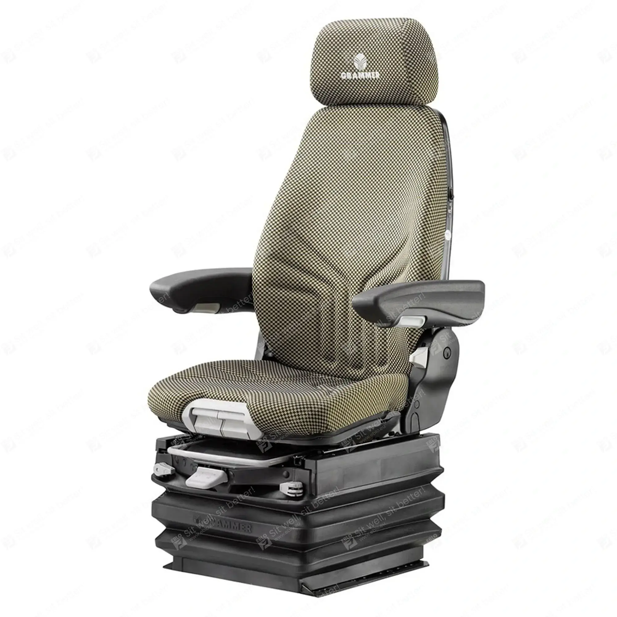 Grammer Actimo XXL stoel stof MSG97AL/722 GR.200310A 1294779 Bouwmachinestoel