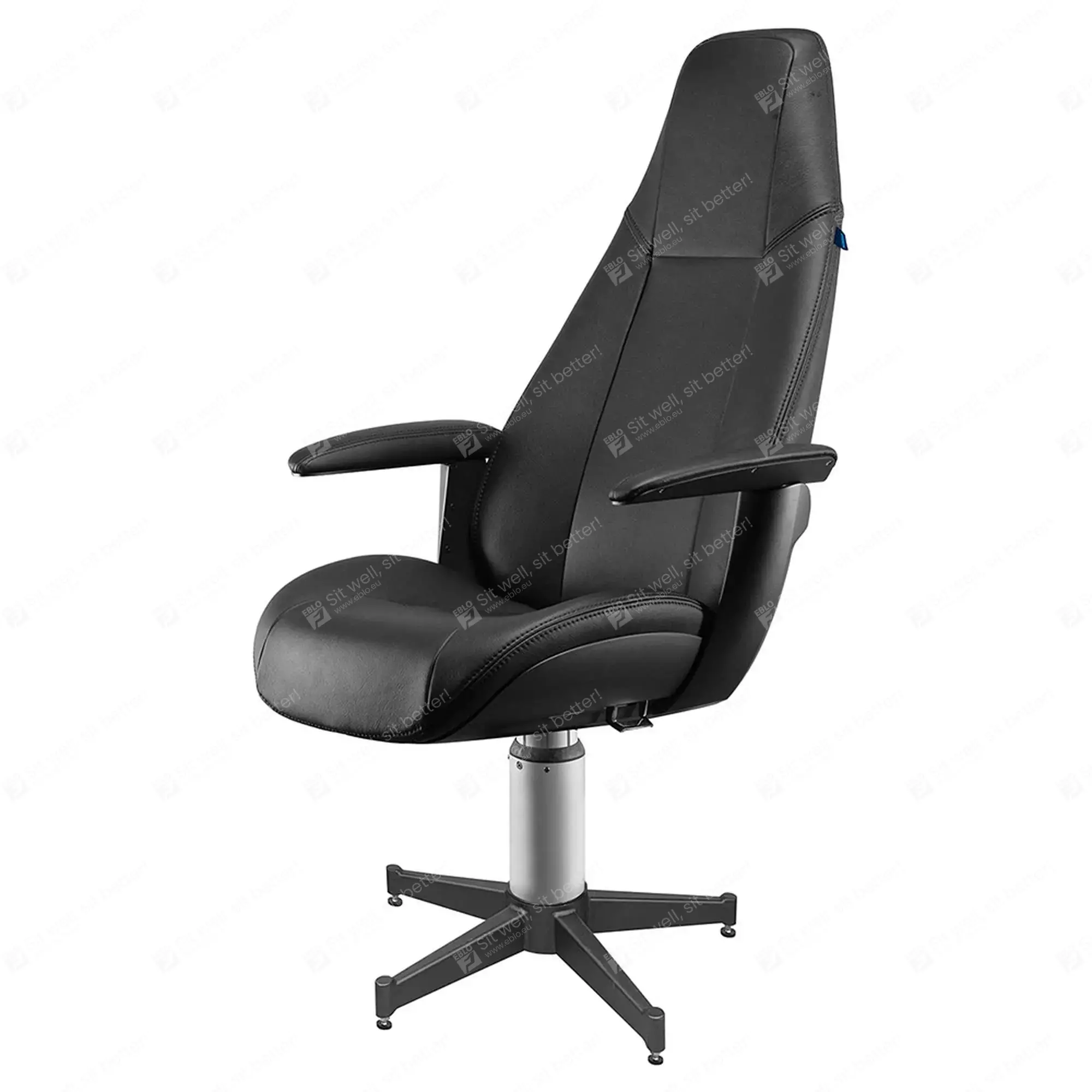Norsap 1100 comfort stoel leer incl. vijfteensvoet US.905021