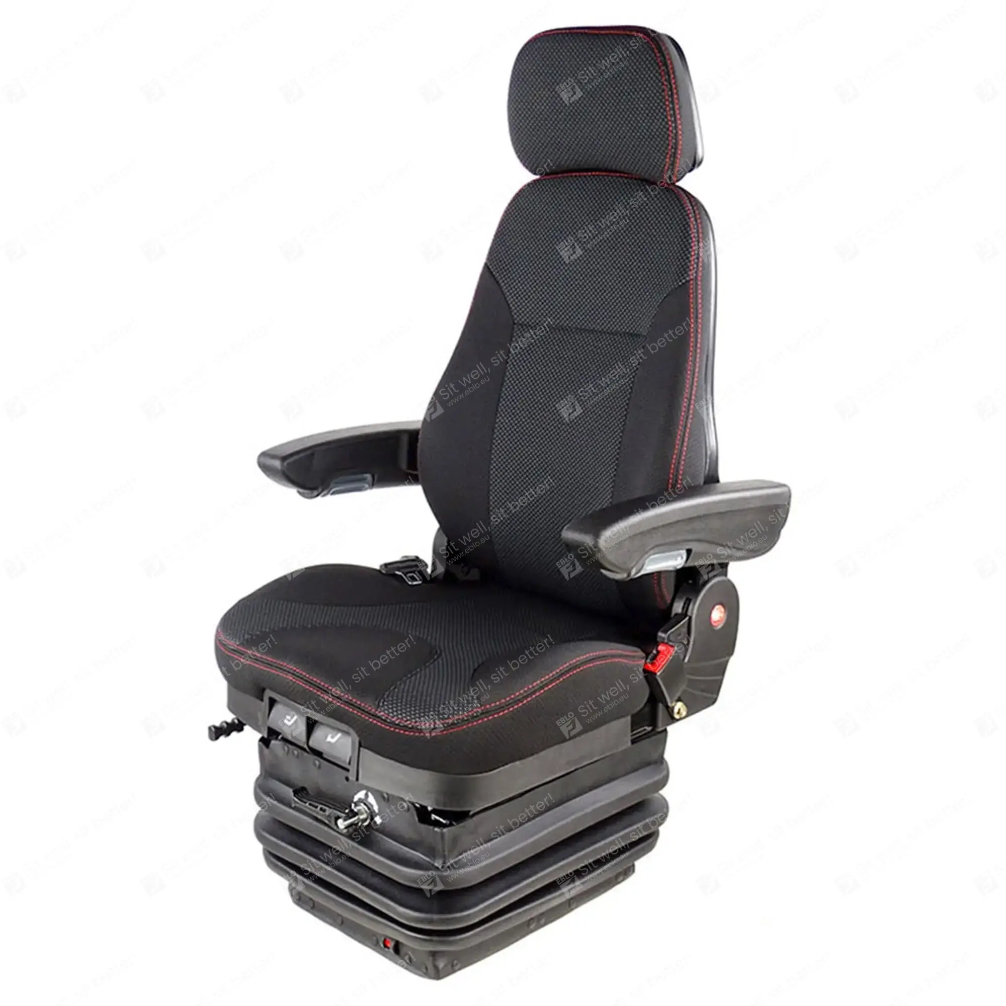 UnitedSeats MGV120/C7 Pro stoel stof US.203900 Bouwmachinestoel