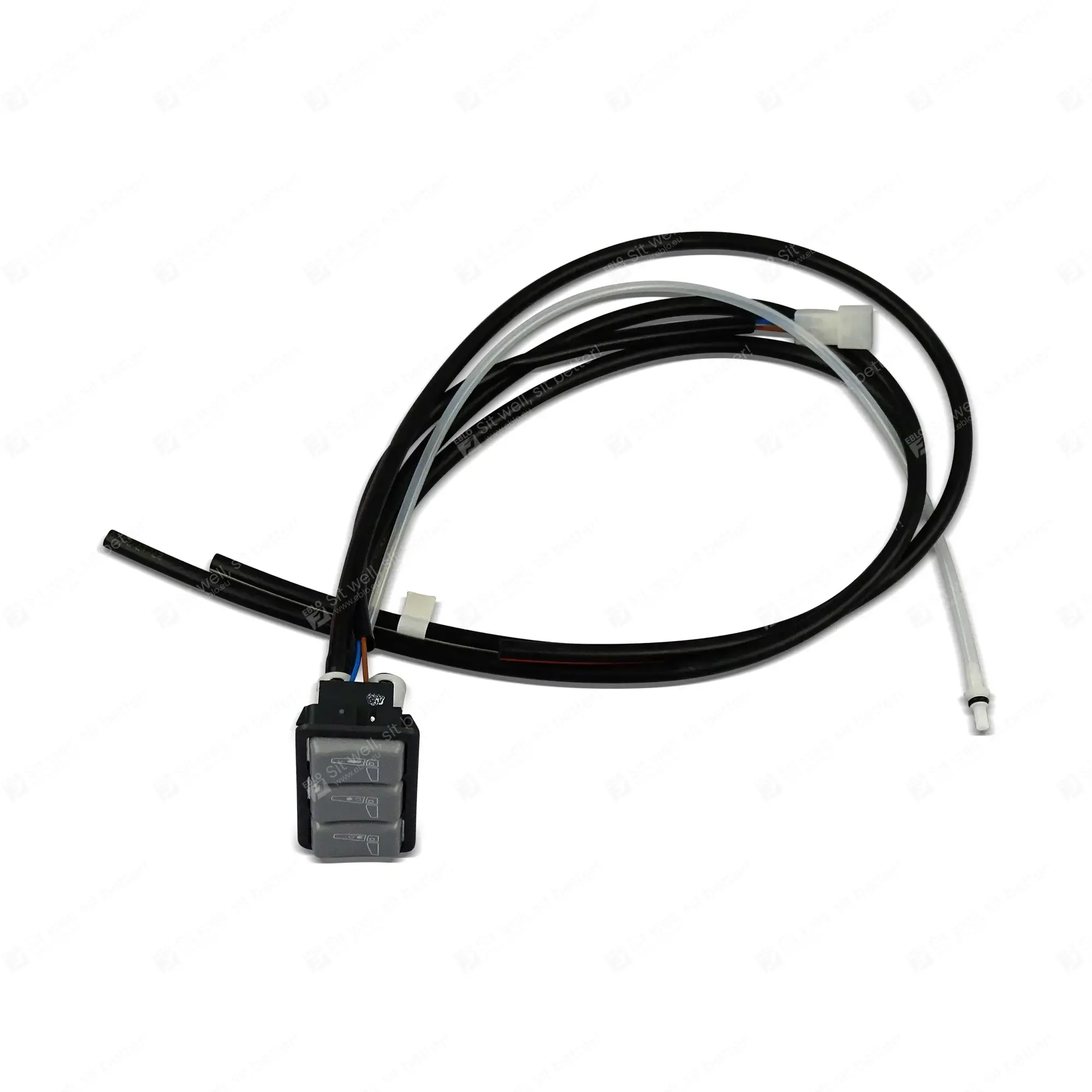 ISRI NTS1 6860 IPS 3-delige lendensteun ventiel linkshandig IS.857890 211159-01/00E