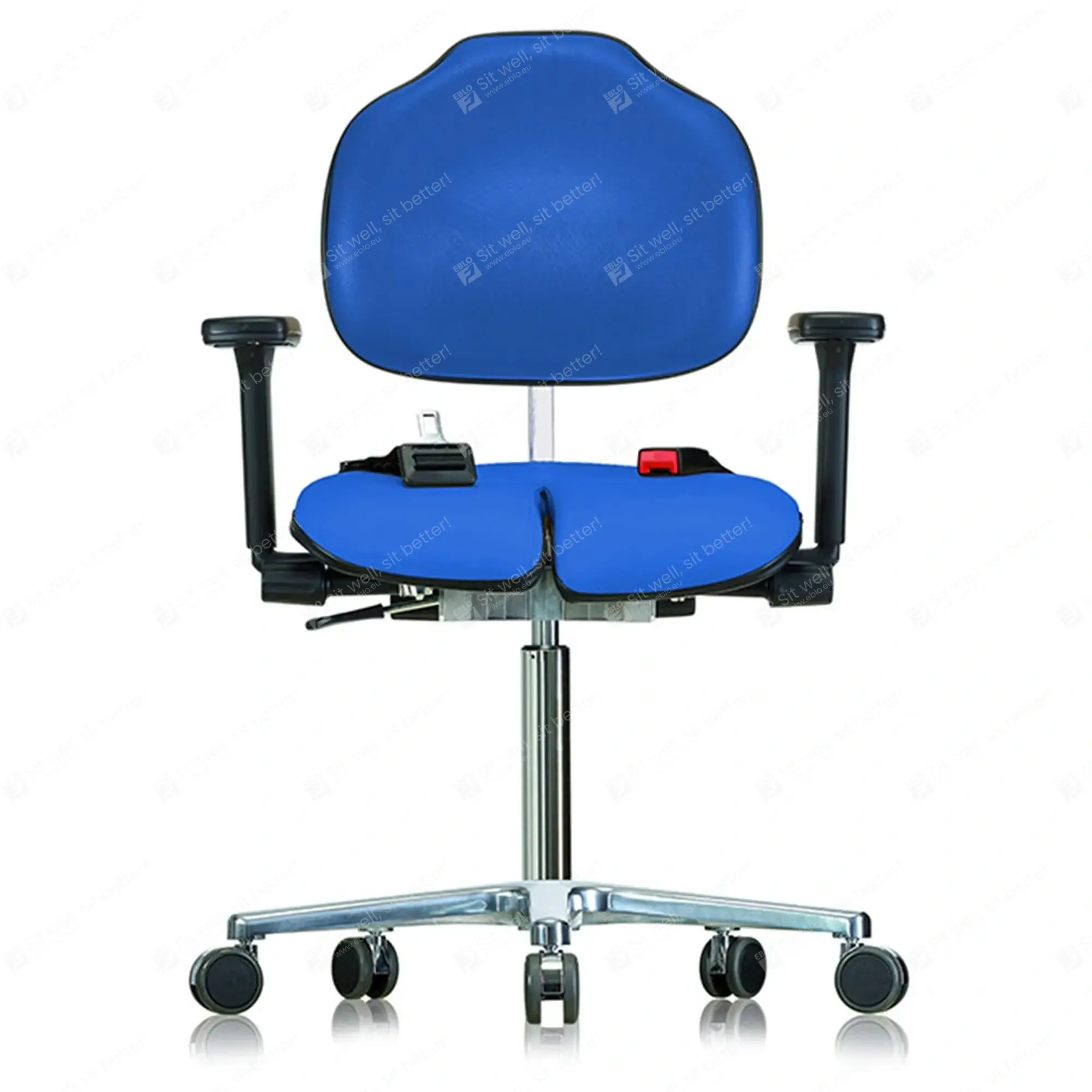 Werksitz WS 13899.20 seat fabric blue incl. backrest and seat belt WS.105710 100642