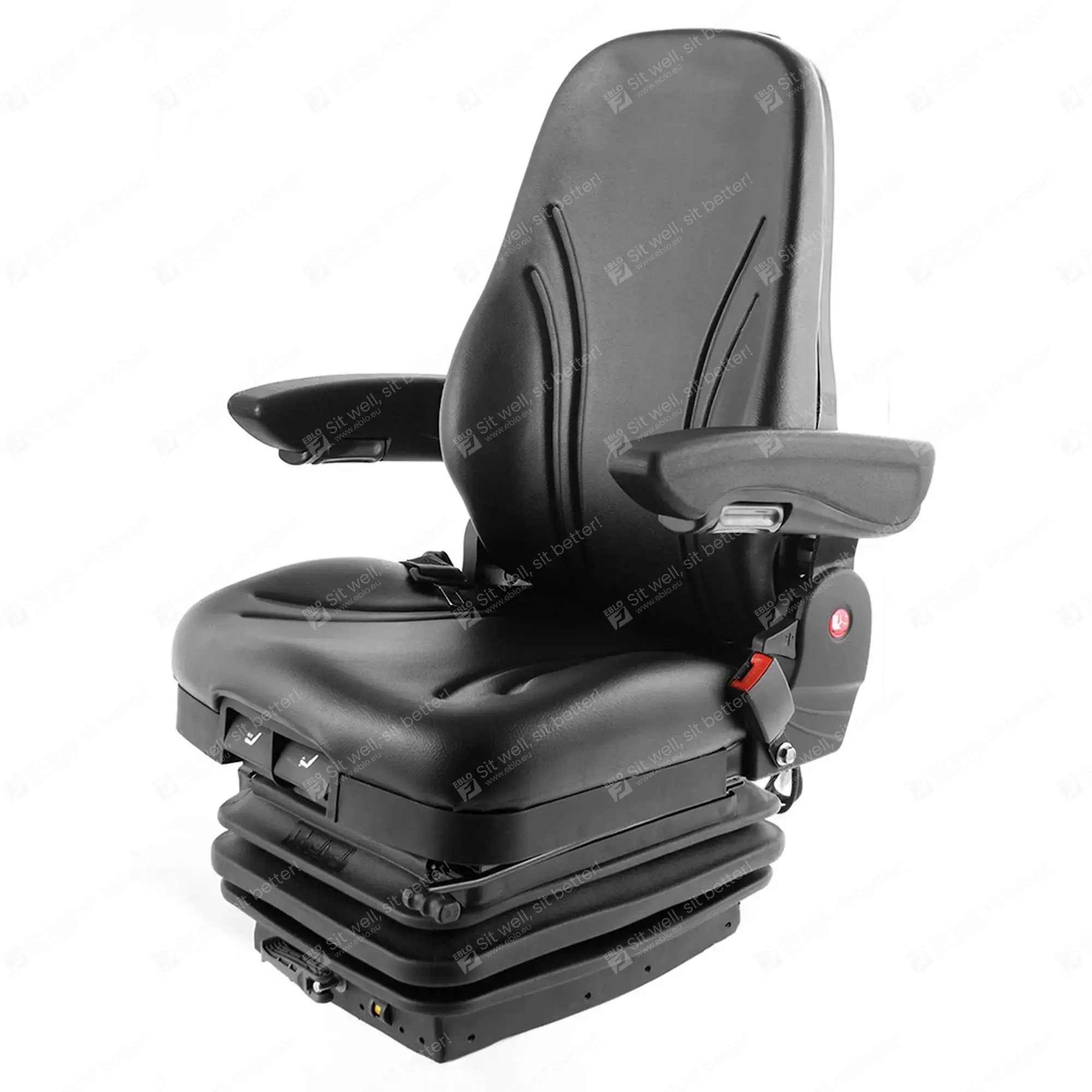 UnitedSeats CS85/C7 Pro stoel pvc US.103194 Bouwmachinestoel