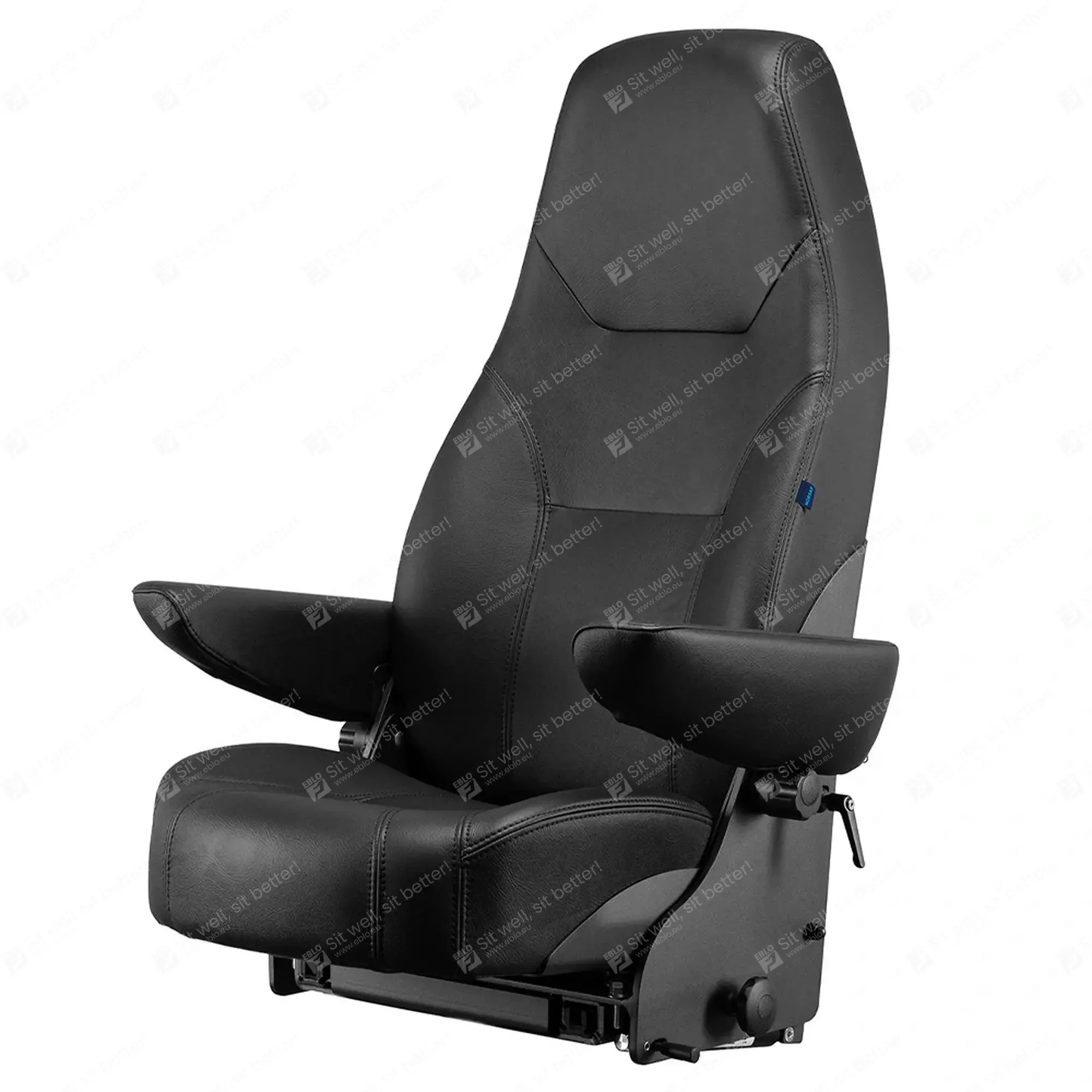 Norsap 1500 siège en cuir statique/non suspendu US.905004
