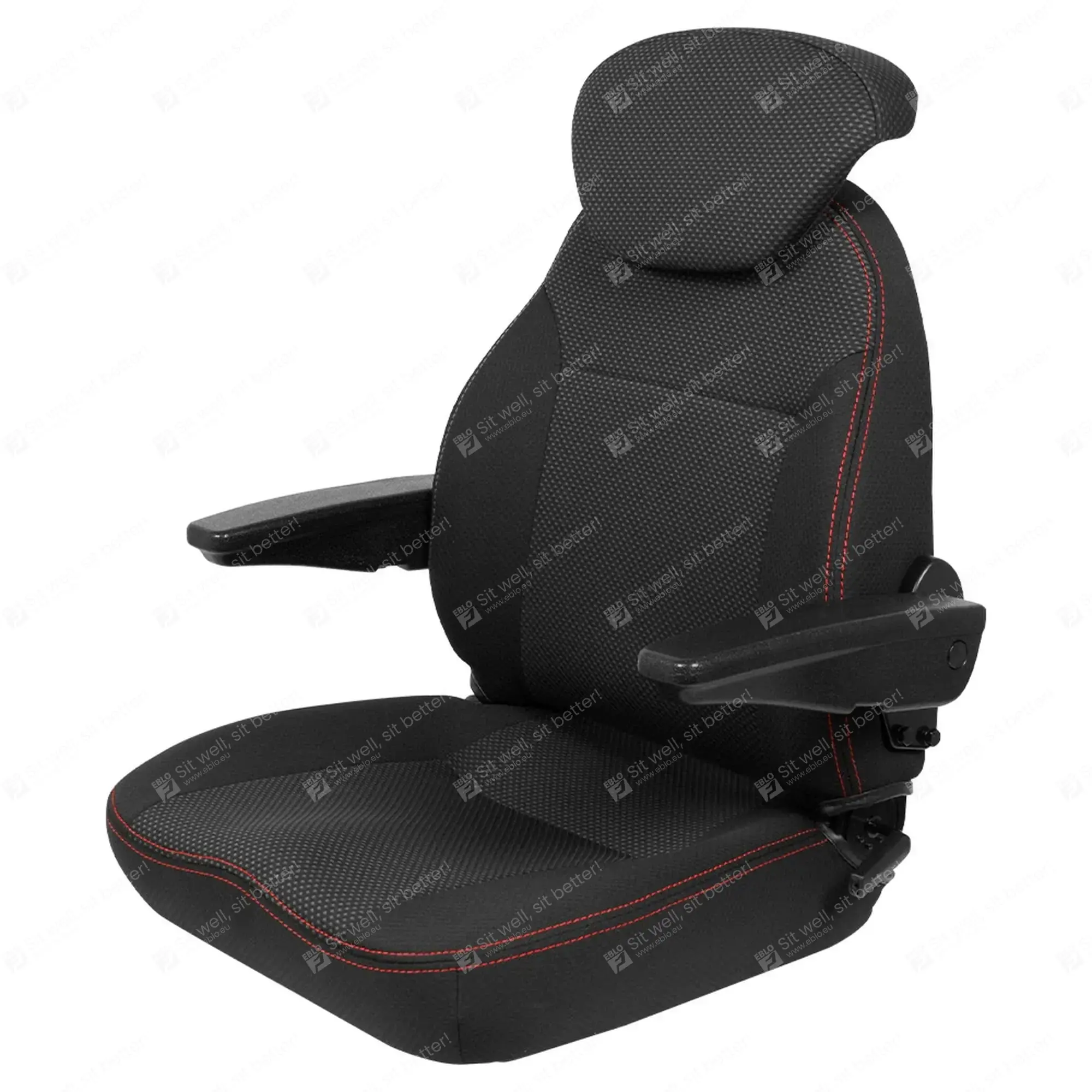 UnitedSeats C1 stoel luxe stof US.203320 Bouwmachinestoel