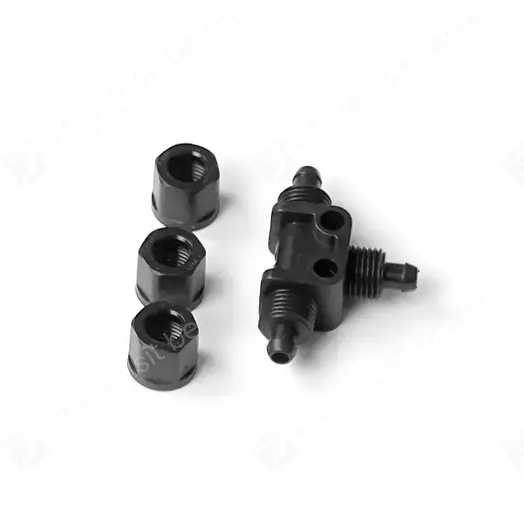 IS.923400 T-connector 6mm ISRI incl. 6 warteltjes T-connector 6mm ISRI incl. 6 warteltjes IS.923400