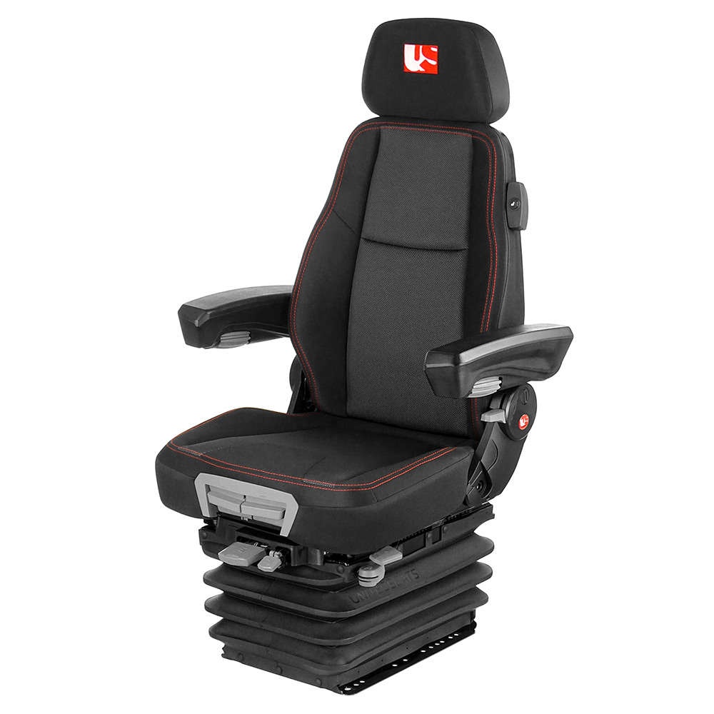 US.200013 UnitedSeats Highlander Pro Sitz Stoffbezug deluxe 24 Volt mit heizung UnitedSeats Highlander Pro Sitz Stoffbezug deluxe 24 Volt mit heizung US.200013 Traktorsitz