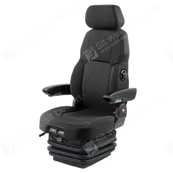 US.204824 UnitedSeats LGV120/C8 AH Pro stoel stof UnitedSeats LGV120/C8 AH Pro stoel stof US.204824 Bouwmachinestoel