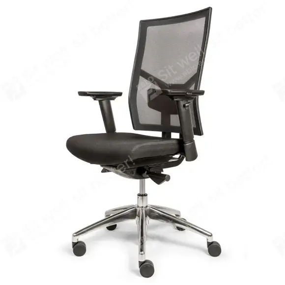 US.291740 UnitedSeats office stoel stof incl. netbespannen rug UnitedSeats office stoel stof incl. netbespannen rug US.291740 Kantoorstoel
