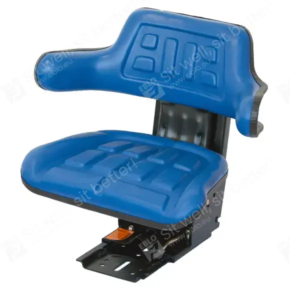US.102803 UnitedSeats W700 stoel blauw pvc UnitedSeats W700 stoel blauw pvc US.102803 Trekkerstoel