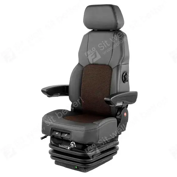 US.203904 UnitedSeats MGV120/C8 Pro Sitz Stoffbezug/pvc UnitedSeats MGV120/C8 Pro Sitz Stoffbezug/pvc US.203904 bouwmachinestoel