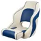 US.114300BL UnitedSeats stoel pvc wit/blauw UnitedSeats stoel pvc wit/blauw US.114300BL bootstoel